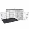 Segawe 42" Large Dog Crate House Kennel Folding Pet Cage