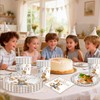 80PCS Bear Baby Shower Decorations Brown Bear Plates Napkins cups