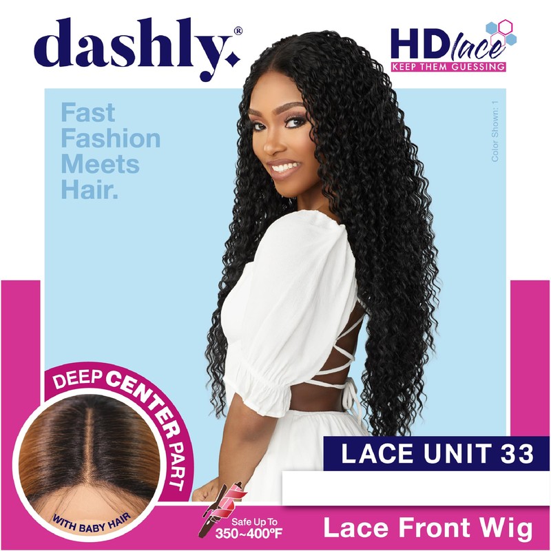 Sensationnel Dashly lace Front Wig - hand tied ear to
