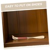 Healvian Long-handled Shoes Shoe Helper Metal for Seniors Beech