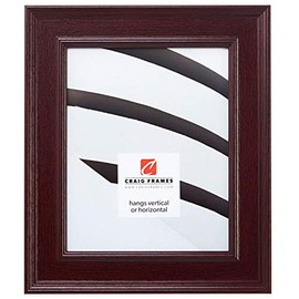 Craig Frames FM97MA 16 by 20-Inch Picture Frame, Smooth Wrap Finish, 2-Inch Wide, Mahogany