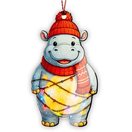 RUSATEN Hama Christmas ornament 2025, Suncatcher Effect stained glass window hanging, car hanging accessories