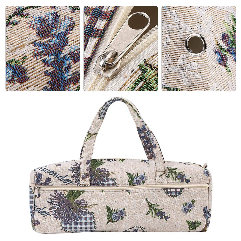 Tnfeeon Handmake Bag Knitting Needles Storage Bag Fabric Crafts Sweater