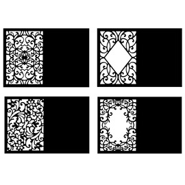 Ideen mit Herz Cutting Dies | Mini Cards | 14 cm x 9.4 cm | Pack of 4