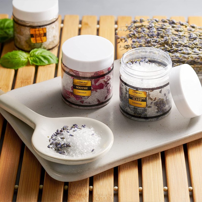 Spa Gifts for Women, Epsom Bath Salts Gift Basket Set,