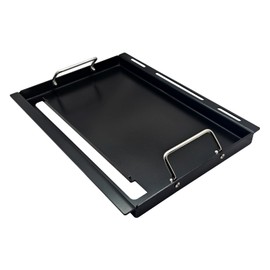 Dictirdy Cast Iron Griddle for Gas Grill 25” x 19.4” Nonstick Coating Flat Top Griddle Grill Plate for Weber Genesis 300 Series E/S-310 320 330 EP/cep-310 320 330 Genesis Grills for BBQ, Camping Party