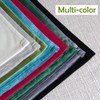 SEASHORE TREE Black Table Runner Velvet Machine Washable Kitchen Dining