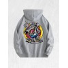 Cartoon Rat Graphic Hoodie 100% Cotton US Warehouse 7 ColorsColor: