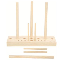 Bow Maker, Wooden Bow Making Tool,Adjustable DIY Bow Maker Tool - Natural Wood Ribbon Bow Maker for Wreaths, Easy-to-Use Crafting Tool for Holidays & Decorations, Portable Design for DIY Projects