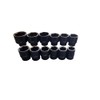 22pc 3/4" Drive Impact Socket Assortment Set Standard SAE 7/8"-2"