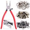 Alybrol Pack of 36 Key Chain Hardware with 1 Key