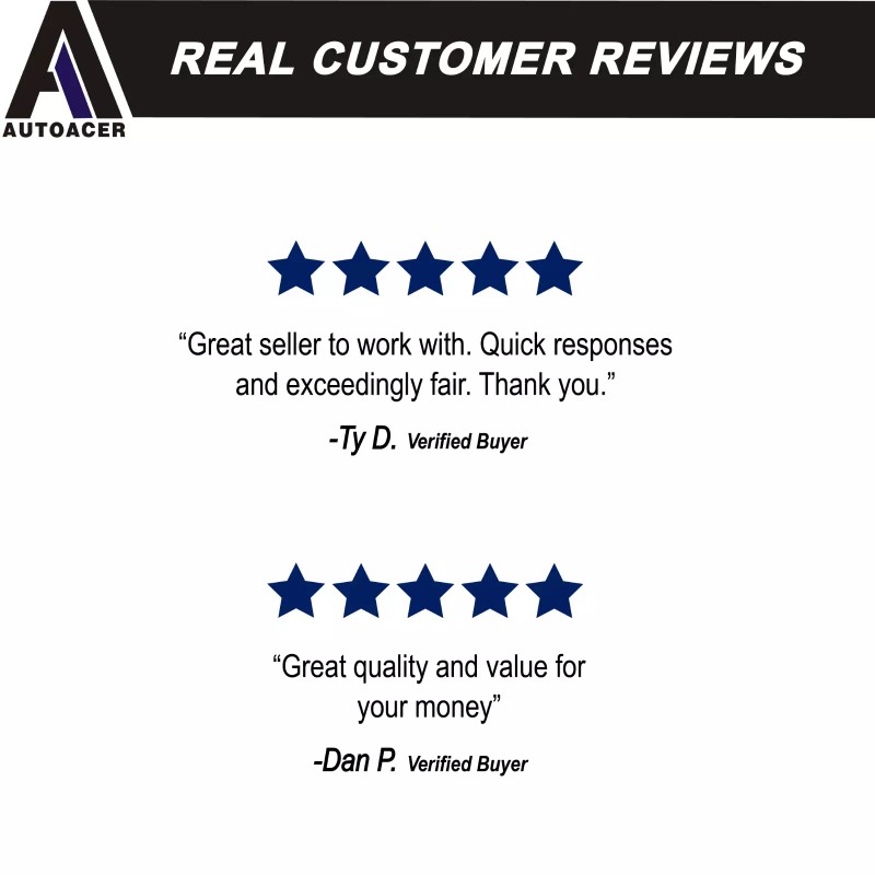 AUTOACER - 4pc Front Outer & Rear Torque Tie Rod