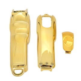 Hair Clipper DIY Housing, ANGGREK Hair Clipper Replacement Cover Electric Hair Trimmer Cover Shell for WAHL 8418/8591 Cordless Senior Clipper (Luxury Gold Color)
