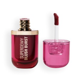 Revolution Superdewy Liquid Blush Burst, Buildable Colour for Cheek, Serum Formula with Peptides & Hyaluronic Acid, Vegan & Cruelty-Free, Very Cherry Berry, 4.2ml