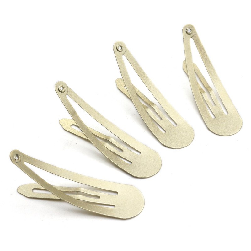 Dofash 12pcs 5CM/2IN Snap Hair Clips Basic Hair Barrettes Hair