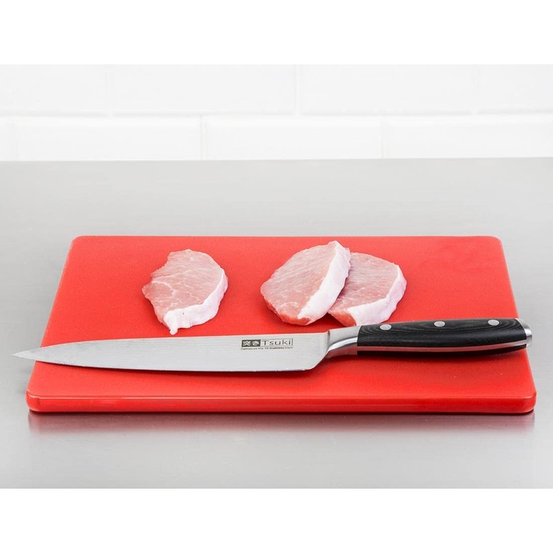 Hygiplas Small Low Density Red Chopping Board for Raw Meat