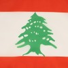 Lebanon Flag 18'' x 12'' cords