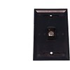 RiteAV Coax Cable TV Wall Plate 1 Gang Flat -