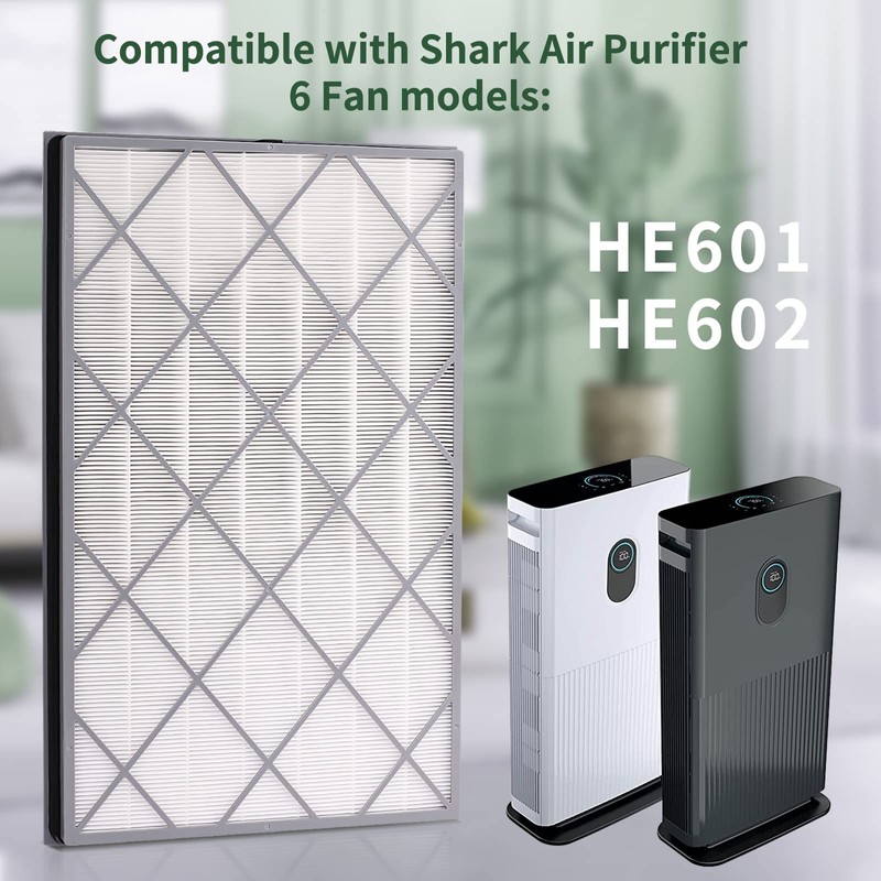 HE601 Replacement Filter For Shark Air Purifier 6 Fan HE601