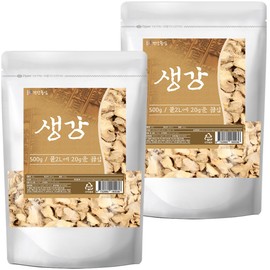건강중심 말린 생강 건생강, 500g, 2개 Dried Ginger for Health, 500g, 2 pieces, 500g × 1개