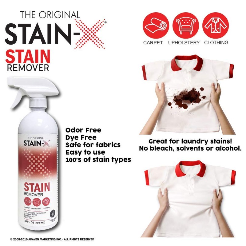 STAIN-X Stain Remover - Multi-Purpose Stain Remover for Carpet, Upholstery