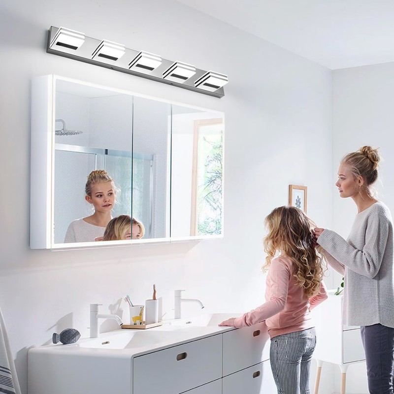LED Vanity Lighting 30W Lights for Mirror 5 Light Bath