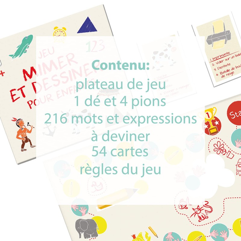 KANGUR Jeu Mimer et Dessiner Pour Enfants