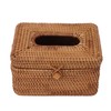 Rectangular Rattan Tissue Box Cover Rattan Woven Tissue Box Holder