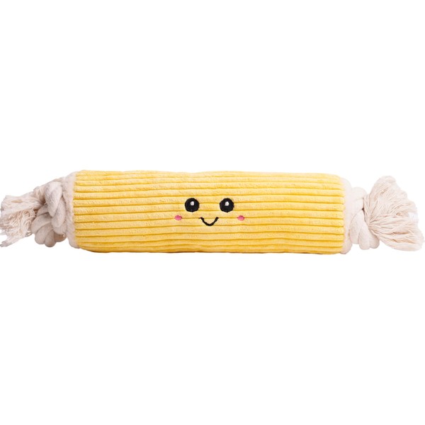 Puffy Crew Squeaky Dog Plush Toy, Bakery Bite_Stick Collection, 12",
