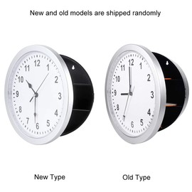 Hidden Safe Wall Clock Secret Wall Clock Safe Clock with Secret Compartment Safe Wall Clock Container Box for Money Stash Jewelry Valuables Cash Storage