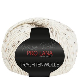 Frida's Wollhaus Pro Lana 100 g Traditional Wool Virgin Wool Knitting Crochet Yarn Wool 15 Colours (02 | Natural Tweed)