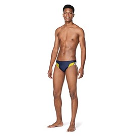 Speedo Men's Swimsuit Brief Endurance+ Splice Team Colors