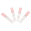 Minkissy 4 Pcs Mini Jars Lip Plumping Gloss Containers Set