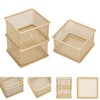 Annova Stackable Mesh Drawer Cabinet and Shelf Organizer Bins Storage