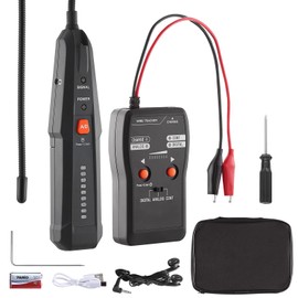 Happybuy Subterranean Wire Locator, 6.5FT Detection Depth, Cable Tracer & Break Detector, 3280FT Range, for Hidden Pet Fences, Sprinkler Valves