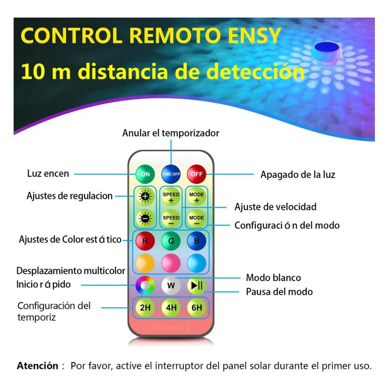 Luces Para Alberca,flotador Solar Cloro Piscina,accesorios