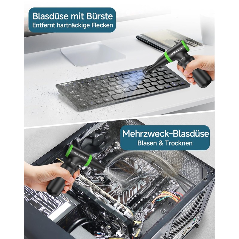 13000 RPM Compressed Air Dust Cloth - Electric Compressed Air