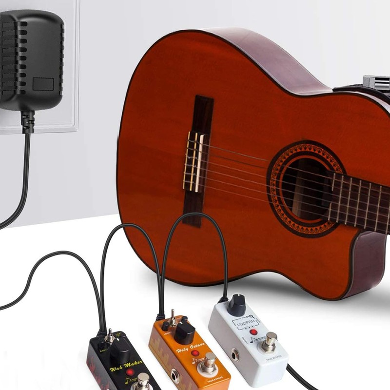 Security-01 Guitar Pedal 9V Power Supply Splitter Cable, 3 Way