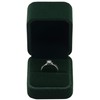 POKOFO Classic Velvet Engagement Ring Box Earring Jewelry Case Gift