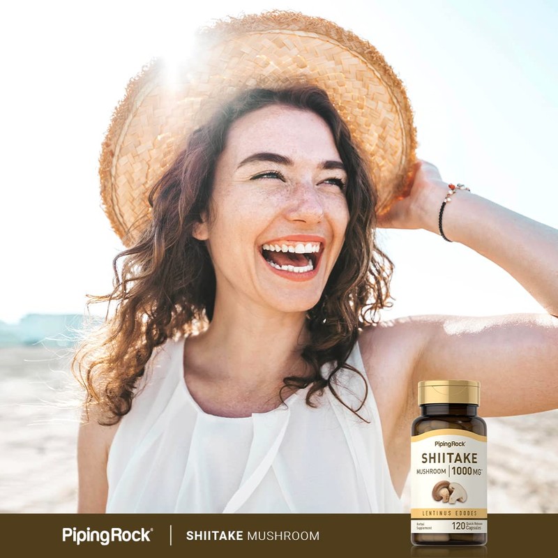 Piping Rock Shiitake Mushroom Extract | 1000 mg | 120