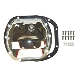 Pirate Mfg Chrome Steel Dana 30 10-Bolt Diff Differential Cover, Fits Bronco Cj