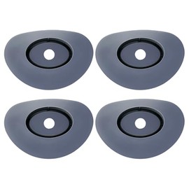 SeDeplacer 4-Pack Vertical Leg End Caps Compatible with Coleman Power Steel 22ft & 24ft x 52in Round Above Ground Pool 2022-23 (5-1/4" L x 3-5/8" W x 1" H for Vertical Legs 2.5" x 1.75")