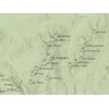 New Hampshire 4000 Footers Map 18x24 Poster (Sage)