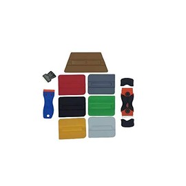 AE Quality Tools:10 pc Magnetic Bondo Card Scraper Professional Tint and Wrap Kit