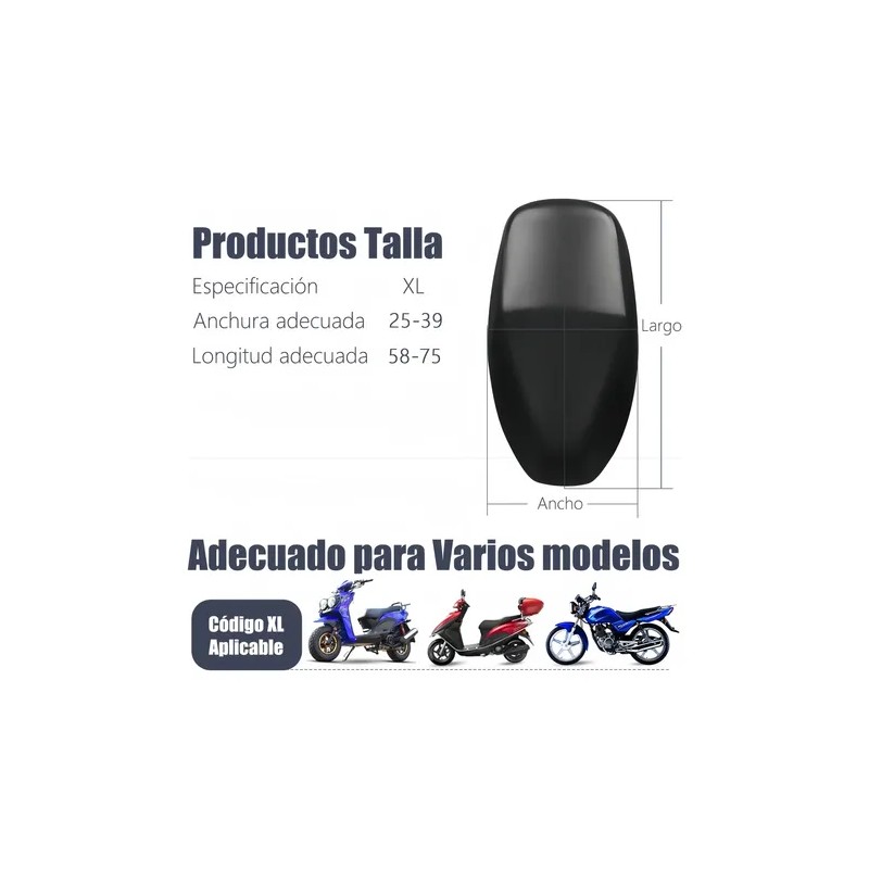 Funda De Asiento Impermeable Para Motocicleta