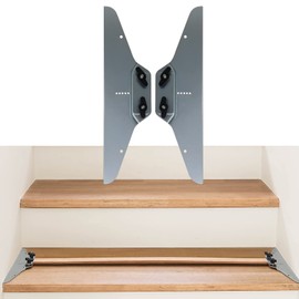 Professional Stair Tread Tool with Accurate Angle Measurement for DIY Template and Installation Layouts, Heavy-Duty Stringer, Riser, and Clamp Gages, Supports Shelving Installs