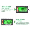 Yooreal Digital Hours Meter Tachometer,with Clips Backlight,Waterproof for Lawn Mower