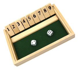 SUPVOX 1Set Wooden Two Persons Game Props Fun Board Game for Parties Ktv Bars and Indoor Gatherings Simple Yet Engaging Drinking Game to Boost Coordination and Intelligence