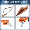 INFINAUTO Motorcycle Rear View Mirrors Bar End Side Mirrors Mount