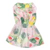 Dog Dress Romantic Classic Leaf Pattern Soft Comfortable Doggie Princess